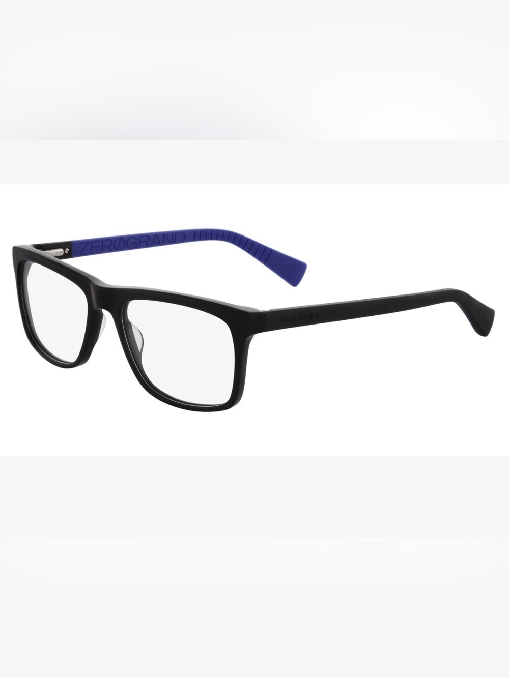 COLE HAAN ZERØGRAND EYEGLASSES BLACK BLUE IN GREAT CONDITION ZEROGRAND CH4012
